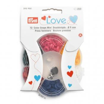 Prym Love Colorsnaps Druckknöpfe Mini Ø9mm 393950